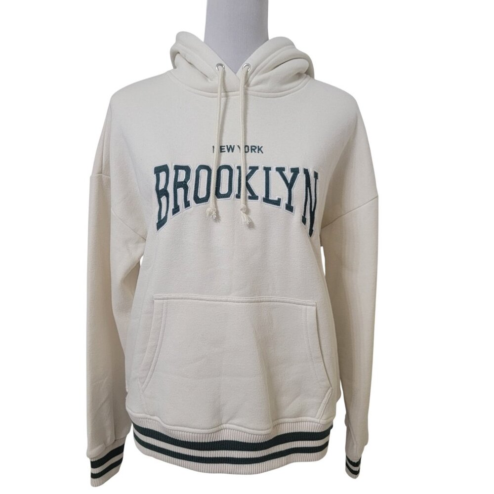 Lazy Sunday Size S Cream With Green Trim "Brookly… - image 1